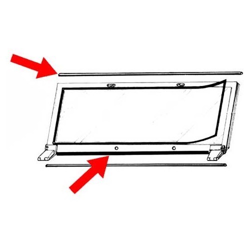  Afdichting voorruitframe voor 181 - VA18162 