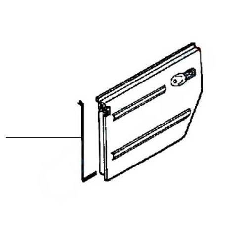  1 Junta de puerta izquierda para VW 181 - VA18171 