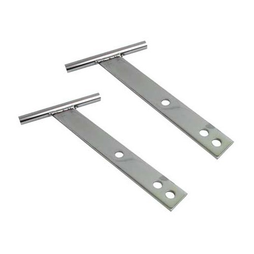  T-Bars Chromés pour Coccinelle 1200 ->73 & 1300 ->67 - par 2 - VA20900 