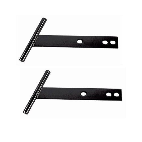  T-Bars noirs pour Volkswagen Coccinelle 1200 (-1973) & 1300 (-1967), paire - VA20901 