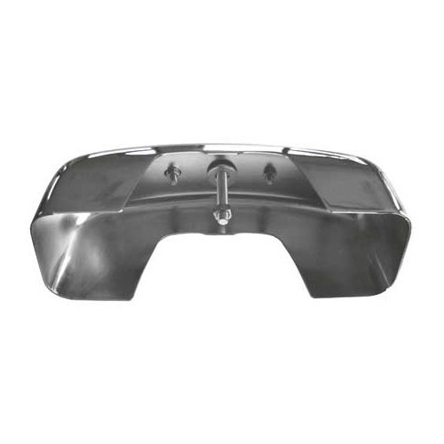 1 chrome-plated over-rider on bumper without rib for Volkswagen Beetle 68-> - VA21506