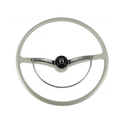  Volante Flat 4 gris para Volkswagen escarabajo y Karmann-Ghia 73-> - VB00015 