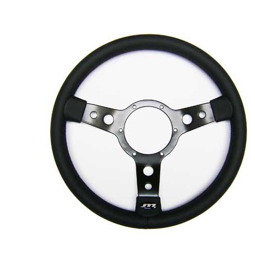     
                
                
    Black Mountney steering wheel diameter 35 cm - VB00200
