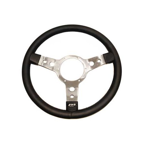     
                
                
    Mountney black leather & polished aluminium steering wheel, 35 cm diameter - VB00201
