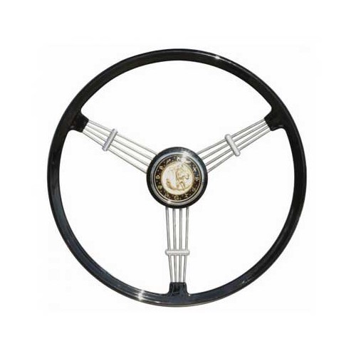  Volante "Banjo" Preto Flat4 para Volkswagen Carocha - VB00402 