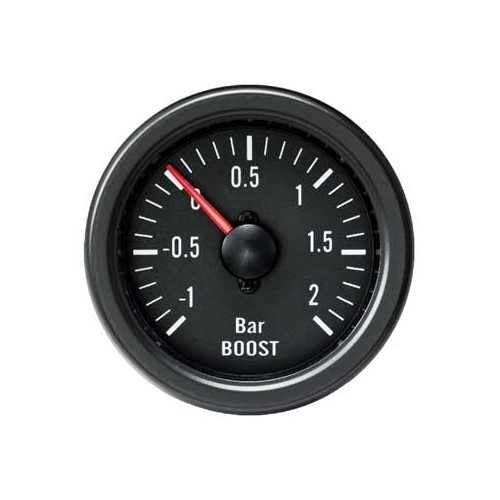  Turbo-Druckmanometer Schwarz 52 mm - VB09600 