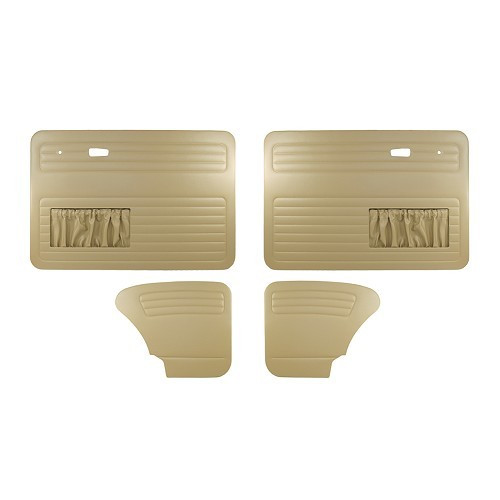  Set di 4 pannelli porta TMI beige scuro per Volkswagen Beetle Sedan 67 -&gt;77 - VB10112914 