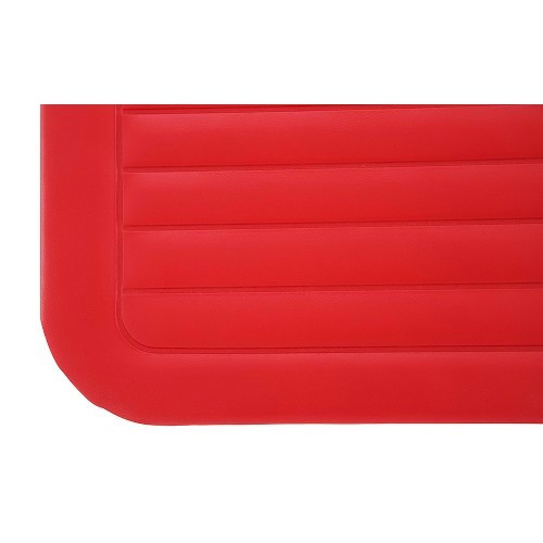 Conjunto de 4 painéis de porta em vinil liso TMI vermelho médio para Volkswagen Carocha Sedan (1947-12-07/1955) - VB10127