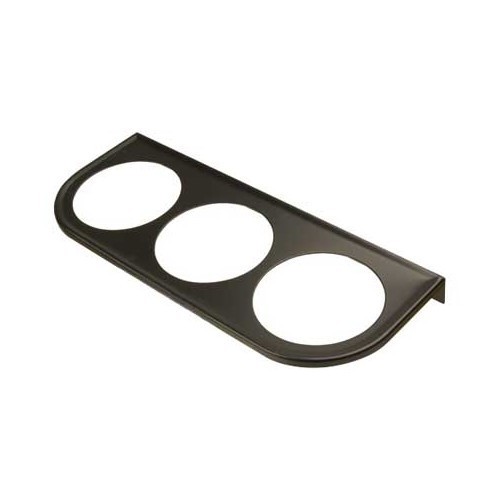  Supporto Nero sotto cruscotto per quadranti 3 x 52 mm - VB10304 