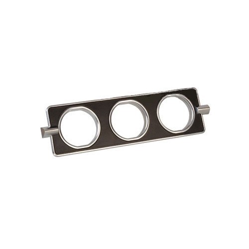  Soporte Negro de manómetros 3 x 52 mm para Esc 58->67 - VB10810 