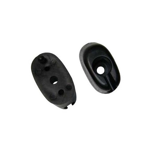 Clips de pare-soleil Noirs pour Volkswagen Coccinelle 65 ->67 & Combi 68 ->79 - 2 pièces - VB111560NR