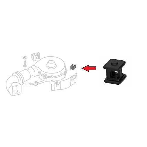  Support caoutchouc de boitier de soufflante d'air frais pour VOLKSWAGEN Coccinelle 1303 - VB13250 