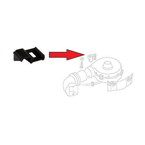 Fresh air blower housing bracket for VW Beetle 1303