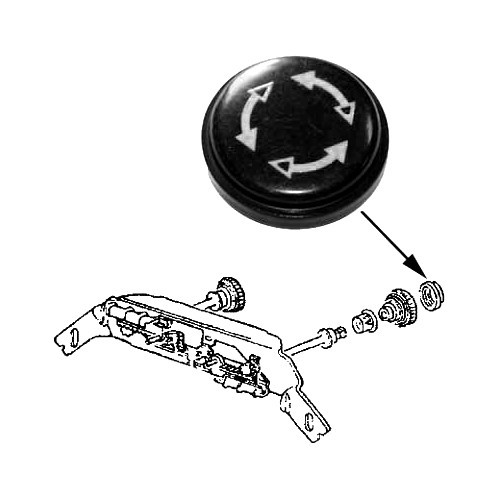 1 central insert for heating button - VB13332