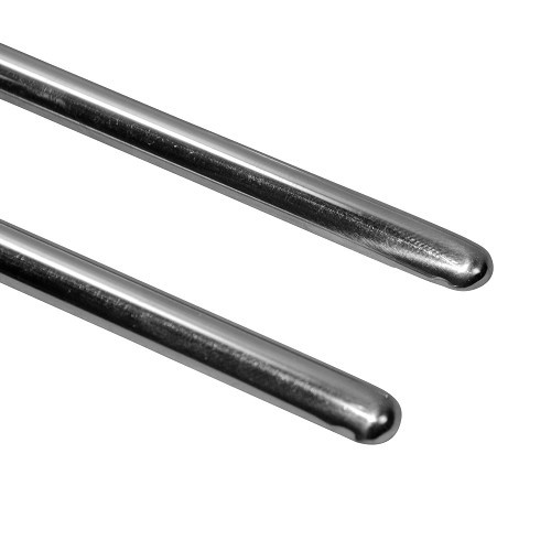  Baguettes intérieures inox sur panneaux de portes pour Volkswagen Coccinelle Split (10/1952-07/1955) - VB16311 