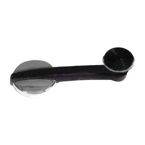 1 black deluxewindow winder handle & Chrome for Volkswagen Beetle & Combi 67->