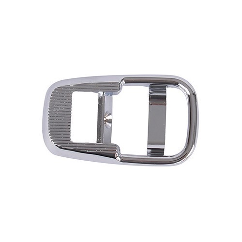 1 chrome-plated profiles for door aperture interior strike with lock for Volkswagen Beetle & Camper 69->