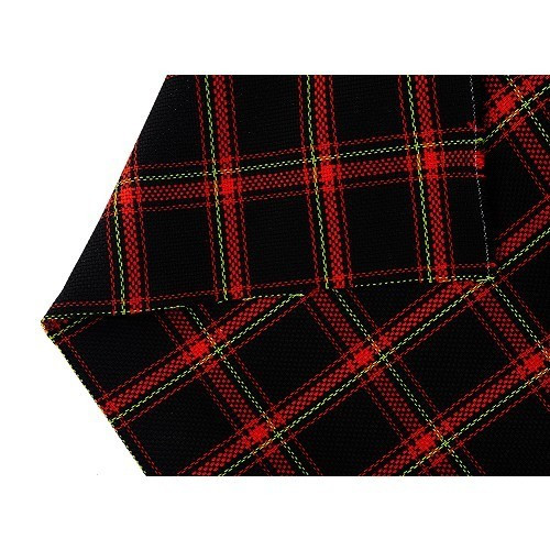 Red tartan fabric for Mexico Beetle - VB25700