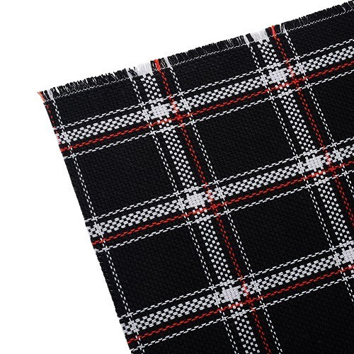  White tartan fabric for Mexico Beetle - VB25705 