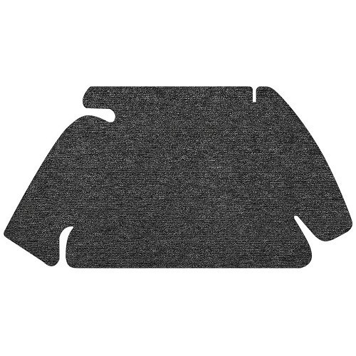  Tapis / moquette TMI de coffre avant Gris pour Volkswagen Coccinelle (08/1959-07/1967) - VB26056 