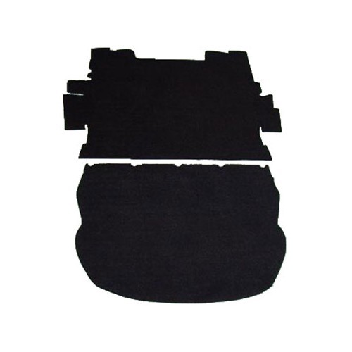 Tapis / moquette standard de coffre avant Noir pour Volkswagen Coccinelle 1302