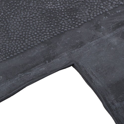 Tapis de sol noir sur poutre centrale pour Volkswagen Coccinelle 56 ->59 - VB27105