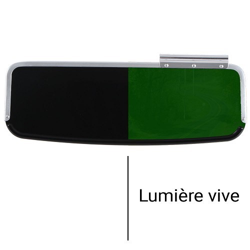 Left transparent green sun visor for Volkswagen Beetle 46 ->57 - VB28010