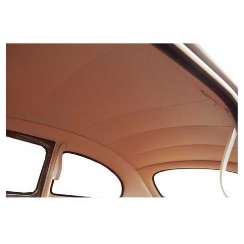Forro de teto Luxe em Mohair Bege para Volkswagen Carocha 61 -&gt;62 - VB28230