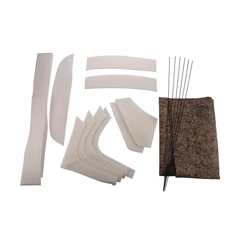 Roof insulation kit with ribs for Volkswagen Beetle Hatchback