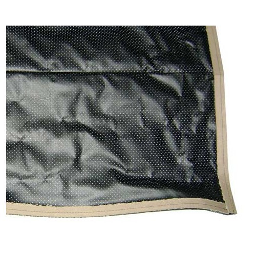  Ciel de toit rectangle Noir pour Volkswagen Coccinelle 1200 Standard 72 ->78 - VB28710N 