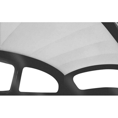  Forro em vinil branco para Volkswagen Beetle standard (-07/1971) - 138 cm - VB28751 