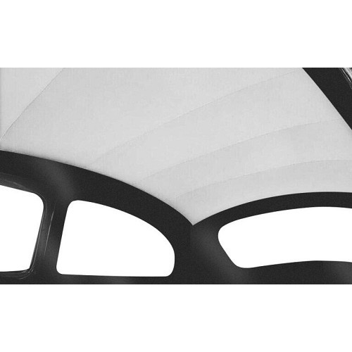  Forro em vinil branco para Volkswagen Beetle standard (08/1971-) - 135 cm - VB28753 