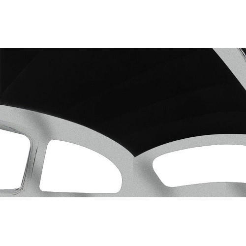  Unperforated black vinyl headliner for Volkswagen Beetle standard (08/1971-) - 135 cm - VB28754 