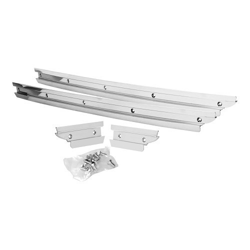  Aluminum rails for Beetle convertible sunroof (08/1955-07/1967) - VB28879 