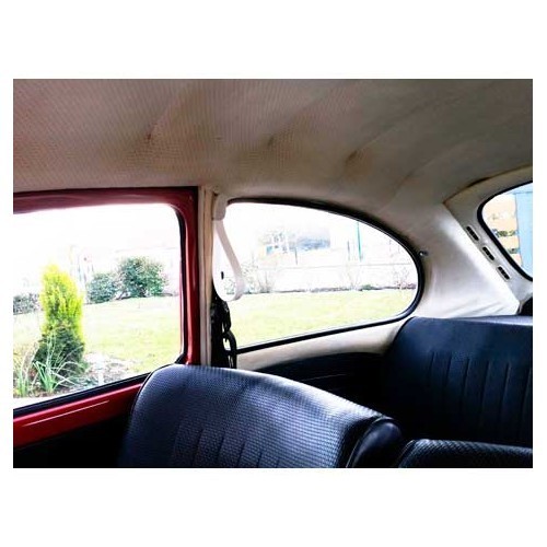  Pega lateral interior para Volkswagen Beetle (08/1957-07/1967) - branco - VB30002-2 