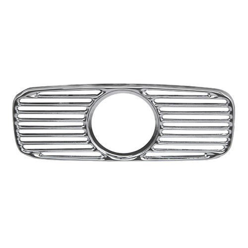 Chrome-plated dashboard grille with clock for Volkswagen Beetle 52 -> 57