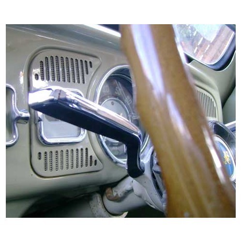 Tampa do indicador luminoso em aço inoxidável polido para Volkswagen Beetle 60 -&gt;67 - VB34914