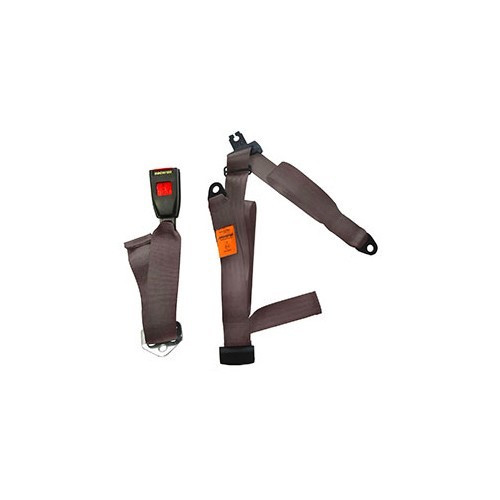  1 3-point black static SECURON seatbelt - VB38000 