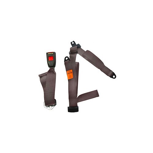  1 3-point SECURON brown static seatbelt - VB38003 