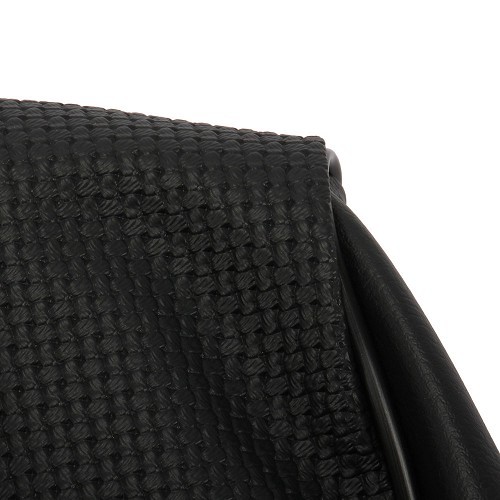 Embossed black vinyl TMI seat covers for Volkswagen Beetle Saloon 65 ->67 - VB43112401