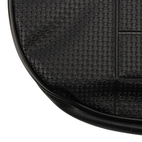 TMI stoelhoezen in zwart reliëf vinyl voor Kever Sedan 74 ->76 (USA) - VB43112801