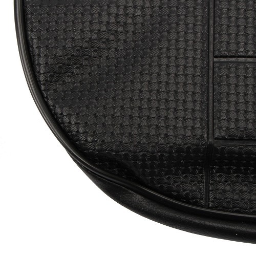 TMI seat covers in black embossed vinyl for Volkswagen Beetle saloon 74 ->76 (USA) - VB43112801