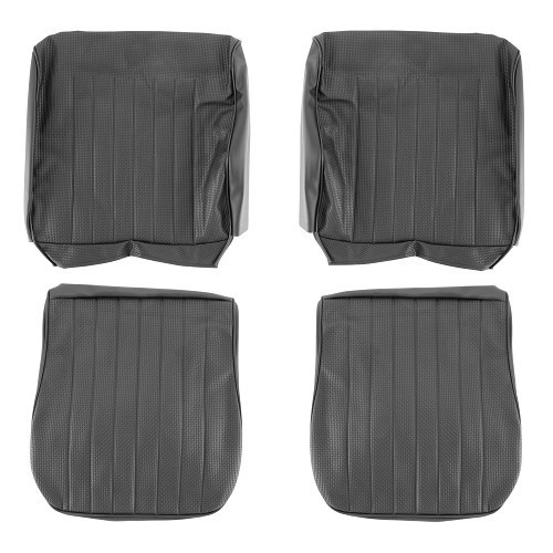  Fundas asientos TMI en vinilo negro gofrado para Volkswagen Beetle Sedan 68 -&gt;72 Europa - VB43113001 