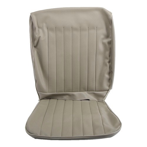 Housses de sièges TMI en vinyle gaufré gris foncé pour Volkswagen Coccinelle Berline 68 ->72Europe - VB43113006
