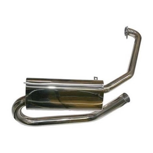 TURBO stainless steel silencer for Volkswagen Beetle& Combi 1300, 1500, 1600