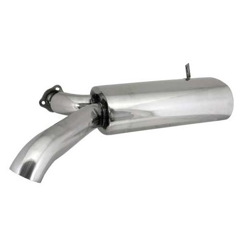 Sport Sidewinder Inox SSP 40 mm uitlaat voor Type 1 motor - VC20015