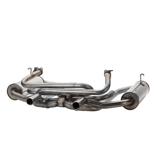 CSP SUPER COMPETITION 38 mm stainless-steel exhaust system without heating or central intake pipe heating - VC20183