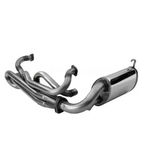  Scarico in acciaio inox CSP "Python" 45 mm senza riscaldatore per VW Combi 1600 50 -&gt;71 - VC20245 