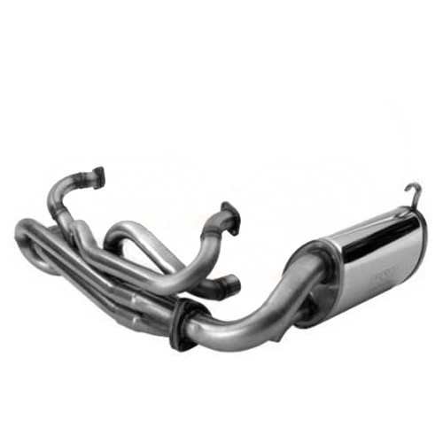  CSP "Python" 48 mm stainless steel exhaust without heater for VW Combi 1600 50 -&gt;71 - VC20248 