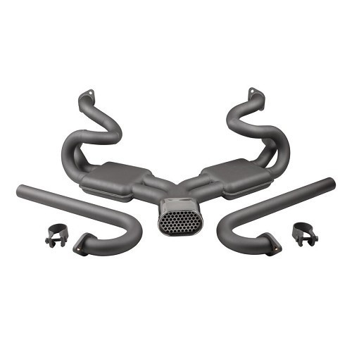  Escape deportivo 4 en 1 JOPEX CLASSIC LINE estilo SEBRING en acero inoxidable para motor Tipo 1 - 13 -&gt;1600 - VC20358 